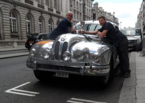 Silvia, Paul and Bas with their Peking to Paris trophies